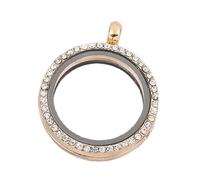 Qsvbeeqj Médaillon photo incassable avec fermeture solide, design étanche, idéal pour les styles de vie actifs, pendentif photo élégant, taille unique, Comme décrit, Comme décrit.