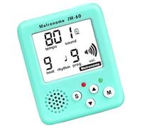 Qsvbeeqj Métronome électronique générateur de tonalité Tuner Clip sur Tempos LCD Digital Rythme pour coureurs professionnels petits sports course à pied