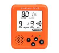 Qsvbeeqj Métronome électronique générateur de tonalité Tuner Clip sur Tempos LCD Digital Rythme pour coureurs professionnels petits sports course à pied