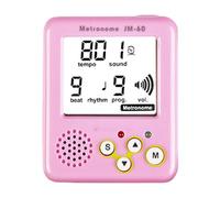Qsvbeeqj Métronome électronique générateur de tonalité Tuner Clip sur Tempos LCD Digital Rythme pour coureurs professionnels petits sports course à pied