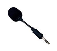 Qsvbeeqj Microphone professionnel antibruit 3,5 mm pour poche et série pour carte son écouteurs avec microphone