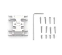 Qsvbeeqj Mise à niveau Pièce de transmission Base de transmission Plaque centrale Engrenage Skid Plate Assembly ACCS interchangeables de 1:24 SCX24 Auto ACCS