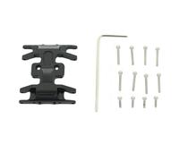 Qsvbeeqj Mise à niveau Pièce de transmission Base de transmission Plaque centrale Engrenage Skid Plate Assembly ACCS interchangeables de 1:24 SCX24 Auto ACCS