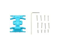 Qsvbeeqj Mise à niveau Pièce de transmission Base de transmission Plaque centrale Engrenage Skid Plate Assembly ACCS interchangeables de 1:24 SCX24 Auto ACCS