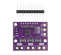 Qsvbeeqj Module d'alimentation haute à 3 canaux INA3221 Puce 1,638 A Détection Smbus Adresse Contrôleur de tension de courant à trois canaux programmable