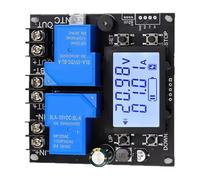 Qsvbeeqj Module de batterie réglable avec arrêt automatique - Relais 30 A - Protection de charge LCD - Affichage des tensions pour bateaux