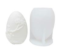 Qsvbeeqj Moules en silicone sculptés en forme de fleur pour savon à bougie, rôtisseur avec bougies en silicone pour résine époxy avec moule à bougie en silicone