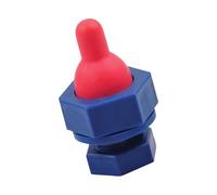 Qsvbeeqj Mouton en caoutchouc souple pour tétons d'agneau lait petit agneau traite mamelon d'alimentation pour nouveau-né Sécurité des veaux