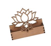 Qsvbeeqj Name Cards Stand Business Cards Holders Wooden Flower Card Holders for Home Office School Office Desk Decor Wood Card Box Elegant Business Design