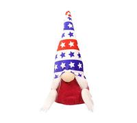 Qsvbeeqj Patriotique Vétérans Journée Président Élection Décoration Étoile Nisse Tomte Gnomes Peluche