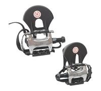 Qsvbeeqj Pédales de vélo d'appartement à installation rapide avec filetage de 1,4 cm en alliage d'aluminium - Surfaces antidérapantes pour vélo d'intérieur - Pédales de remplacement d'équipement de