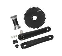 Qsvbeeqj Pédalier rond léger en alliage d'aluminium pour améliorer l'efficacité du cyclisme