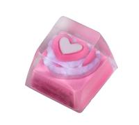 Qsvbeeqj Personnalité Dessin animé Amour Cœur Keycap Fait à la main Base Escape Évasion Backit Bouton lumineux pour Clavier Mécanique Clavier Gaming Keycap