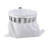 Qsvbeeqj Plantes fruitières avec dents en métal en acier inoxydable Fruits de fruits métalliques portables avec sac pour la récolte du jardin Équipement ergonomique de récolte du verger