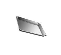 Qsvbeeqj Plaque de cuisson en acier inoxydable 304 pour une répartition uniforme de la chaleur et un nettoyage facile - Plateau inférieur plat rectangulaire en acier inoxydable