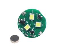 Qsvbeeqj Plaque lumineuse LED 3 V économe en énergie avec interrupteur magnétique pour éclairage d'armoire et de tiroir pour les amateurs électroniques à économie d'énergie