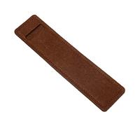 Qsvbeeqj Pochette en feutre pour stylo-plume - Couleur pure - Pour stylo à bille et gel, marron