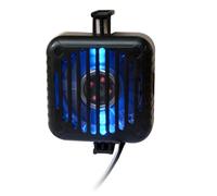 Qsvbeeqj Poignée de jeu ergonomique avec ventilateur silencieux, petit radiateur à chaleur, ventilateur de refroidissement rapide, mise à niveau pour smartphone, petit appareil de refroidissement