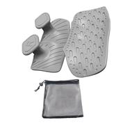 Qsvbeeqj Poignée d'entraînement en caoutchouc élastique durable pour tractions, résistance à la transpiration, stabilité, silicone antidérapant, accessoires d'entraînement
