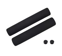 Qsvbeeqj Poignées de guidon de vélo - Antichoc - Avec bouchons d'extrémité - Partie de cyclisme - Poignée de vélo en mousse éponge