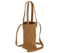 Qsvbeeqj Porte-bouteille d'eau en toile Sac à bandoulière Portable Isolé Bouteille d'eau Titulaire avec Sangle Manche pour Camping, Café, Jeden rozmiar