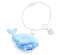 Qsvbeeqj Porte-clés baleine animal vie marine porte-clés pour sac de voiture, porte-clés de personnalité, bijoux de Saint-Valentin, porte-clés créatif