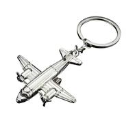 Qsvbeeqj Porte-clés créatif en forme d'aviation pour les amateurs d'aviation - Design d'hélice robuste en alliage de zines - Accessoire de voyage - Idées cadeaux, Poulie X283, taille unique