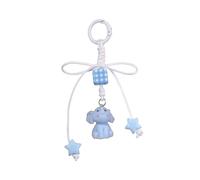 Qsvbeeqj Porte-clés en corde tressée avec pendentif éléphant, accessoire de sac à dos, accessoires de sac à main, cadeaux à suspendre, Q1927 1