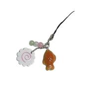 Qsvbeeqj Porte-clés en résine à suspendre pour appareil photo - Texture en résine - Pour filles, adolescents, étudiants et amateurs de création - Sangle d'appareil photo