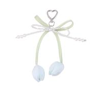 Qsvbeeqj Porte-clés esthétique Charmes pour femmes Perles et arcs Pendentif Sac à main Saint-Valentin Cadeaux Sac à main Sac à dos Décorations Sac Accessoires magiques Accessoires, Q1857 3