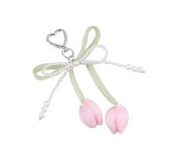 Qsvbeeqj Porte-clés esthétique Charmes pour femmes Perles et arcs Pendentif Sac à main Saint-Valentin Cadeaux Sac à main Sac à dos Décorations Sac Accessoires magiques Accessoires, Q1857 1