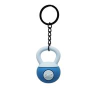 Qsvbeeqj Porte-clés miniature en forme de kettlebell décoratif accrocheur pour remise en forme d'événement et récompenses, cadeau d'adhésion à la salle de sport, bleu, taille unique