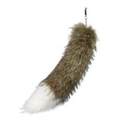 Qsvbeeqj Porte-clés réaliste en fausse fourrure douce Queue de sac tendance Annexe Porte-clés de voitures colorées pour un usage quotidien