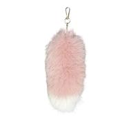 Qsvbeeqj Porte-clés réaliste en fausse fourrure douce Queue de sac tendance Annexe Porte-clés de voitures colorées pour un usage quotidien