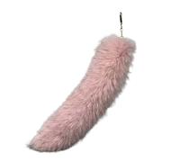 Qsvbeeqj Porte-clés réaliste en fausse fourrure douce Queue de sac tendance Annexe Porte-clés de voitures colorées pour un usage quotidien
