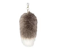 Qsvbeeqj Porte-clés réaliste en fausse fourrure douce Queue de sac tendance Annexe Porte-clés de voitures colorées pour un usage quotidien