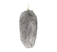 Qsvbeeqj Porte-clés réaliste en fausse fourrure douce Queue de sac tendance Annexe Porte-clés de voitures colorées pour un usage quotidien