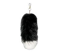 Qsvbeeqj Porte-clés réaliste en fausse fourrure douce Queue de sac tendance Annexe Porte-clés de voitures colorées pour un usage quotidien