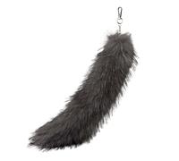 Qsvbeeqj Porte-clés réaliste en fausse fourrure douce Queue de sac tendance Annexe Porte-clés de voitures colorées pour un usage quotidien