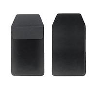 Qsvbeeqj Porte-stylo de poche en cuir vintage multifonctionnel pour bureau femmes hommes médecin infirmière artiste thé cuir poche protecteur, noir