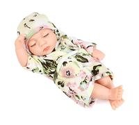 Qsvbeeqj Poupée Bébé Mignon Câlin Lavable Reborns Simulation Reborns Enfant en Bas Âge Filles Jouet d'allaitement 7 comme Poupée Poupées De en Silicone Qui Bougent Un Vrai Bébé