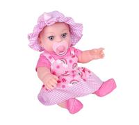 Qsvbeeqj Poupées bébé de 30,5 cm avec thème arc-en-ciel Vêtements Sucette Consolation Jouet de collection pour l'éducation des tout-petits Reborns