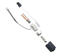 Qsvbeeqj Pour 2 kits de bloc de chauffage en céramique Tous les buses métalliques Hotend Kits de tête d'impression 0 4 mm Pression Extrémité chaude pour 2 haute température Céramique Hotend