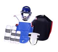 Qsvbeeqj Protection de la poitrine, kickboxing, muay thaï, boxe, protection du corps, sparring, entraînement lourd, protection contre les chocs réglable