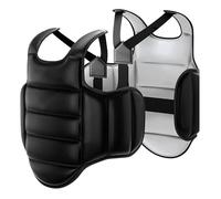 Qsvbeeqj Protection de poitrine respirante Protection contre les chocs Design ergonomique Gilet professionnel pour karaté Taekwondo Entraînement Sparring Protecteur professionnel