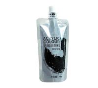 Qsvbeeqj Recharge de peinture acrylique à séchage rapide pour projets artistiques pour les étudiants en art et les peintres professionnels, les cabinets de classe