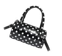 Qsvbeeqj Sac à bandoulière géométrique léger en polyuréthane avec sangle réglable pour le travail, les voyages, les essentiels pour femme