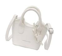 Qsvbeeqj Sac à bandoulière Mode PU Cuir Sac à main Voyage Sac à bandoulière Sac de loisirs pour un usage quotidien Sac de banlieue à la mode Femmes, Blanc.