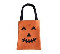Qsvbeeqj Sac à bonbons multifonction pour Halloween, sorcière, sorcière, seau de rangement portable, nouvel an, festival, Halloween, sac de friandises, Citrouille, Jeden rozmiar