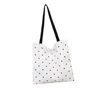 Qsvbeeqj Sac à broder floral élégant avec plusieurs poches Sac à main en toile pratique Sac à main léger Quotidien Carry Multi Fleurs de poche Sac à main design, Blanc., A
